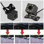 Waterproof 170° Intelligent Dynamic Trajectory Car Reverse Backup Camera 8LED