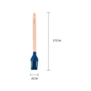 2pcs Beechwood & Silicone Basting Brush Navy