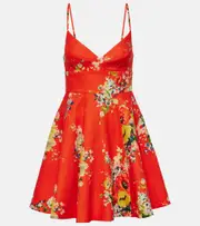 [Zimmermann] Zimmermann Alight floral linen minidress AU 16 multicoloured