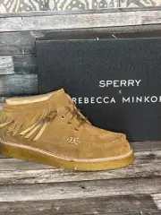 Sperry Rebecca Minkoff X Fringe Chukka Tan Casual Boot STS87070 US Women’s 7.5 M