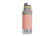 Asobu Buddy Dog Food and Water Bottle 1L Pastel Peach