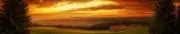 Landscape sun sky sunlight panorama Custom Gaming Mat Desk