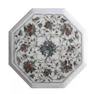12" Marble Side Coffee Table Top Inlay Handmade Work Home Decor