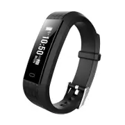 ZY68 0.87OLED Heart Rate Monitor Pedometer Smart Bracelet For iphone X 8/8Plus Samsung S8 Xiaomi6 mi5 BLACK COLOR