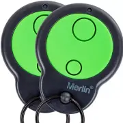 Merlin M842 Garage Door Remote Control Chamberlain Genuine Transmitter x 2