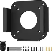 Mount for Mac Mini M4/M4 Pro 2024 VESA/Wall/Under Desk Mount for Mac Mini M4 Metal Mounting Bracket Compatible with Mac Mini M4 Anti-Scratch Monitor Mount Holder for Mac Mini M4 with Remote Holder