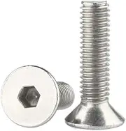 50pcs M2 M2.5 M3 Length 4-50mm 304 Stainless Steel DIN7991 Hexagon Hex Socket Head Flat Countersunk Bolt Screw(4mm,M3 x 50pcs)