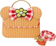 Loungefly Minnie Mouse Picnic Basket Crossbody Bag