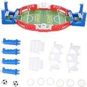 JOINPAYA 1set Mini Tabletop Football Game Interactive Foosball Toy for Boys and Girls Adults Self-Assembled Table Soccer Game Portable Material for Family Fun Skill Development