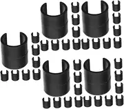 5sets Garden Flag Stopper Clips Windproof Accessories for Securely Fixing Garden Banners and Flags for Outdoor Decoration 8pcs*5