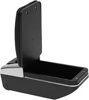 Car Armrest Storage Box Rotatable Black Large Storage Box Waterproof Car Armrest Seat Cover Protector,Compatible With Nissan Versa 2007-2011