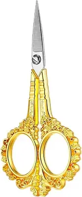 Plum Blossom Scissors Sewing Embroidery Shears Fabric Craft Scissors Stitch Cutt