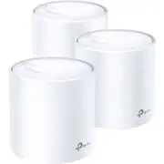3PK TP Link Ax3000 Deco X60 Wireless Whole Mesh Home Wi-Fi System White