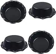 5 Inch Carbon Steel Mini Pie Pans, 4 Pack Small Round Metal Pie Plate, Nonstick Individual Pie Tins Baking Dish, Durable Pot Pie Tin - for Baking Pies,Crust,Tarts,Pizza Bread Meat Dessert