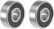 uxcell 608-2RS Deep Groove Ball Bearing 8x22x7mm Double Sealed ABEC-3 Bearings 2-Pack