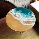 Ocean Epoxy Coffee Table Top, Epoxy Wooden Table Top, Cyber monday sale decor