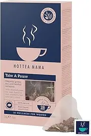 HOTTEA MAMA Take a Pause Menopause Tea with Green Tea, Sage, Ginseng, Raspberry leaf, Liquorice root & Valerian root for supporting peri & menopause | biodegradable tea pyramids