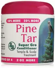 Super Gro Hair and Scalp 6 Oz, Temple and Scalp Treatment, Relieves Itchy Scalp