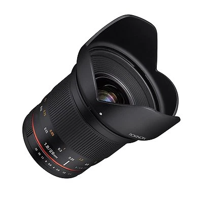 Rokinon 20mm F1.8 AS ED UMC Wide Angle Lens for Canon EF - RK20M-C