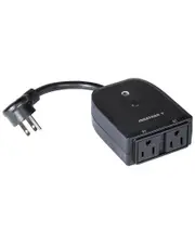 JONATHAN Y Wifi Controlled Outdoor Dual Smart Plug