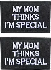 [YOYUMI] Military Patch Embroidered Text Hook and Loop Armband Reflective Luminous Backpack Patch