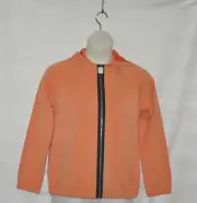 Linea Leisure by Louis Dell'Olio Zip Front Hoodie Size S Nectarine