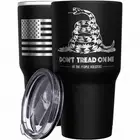 - Gadsden Flag - Dont Tread On Me - Snake Tumbler - American Flag Coffee Trav...
