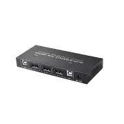 4K 60Hz 2 in 1 out DP USB KVM Switch to share monitor mouse keyboard printer F
