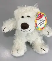 Melissa and Doug Baby Roscoe Bear Vanilla 7730 Teddy Bear Plush 9" NEW