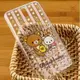 Rilakkuma 拉拉熊/懶懶熊 HTC Desire 610 彩繪透明保護軟套-花草優雅熊