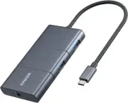 Anker USB C Hub, PowerExpand 6-in-1 USB-C Adapter, with 4K HDMI, 100W Power Deli