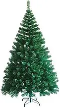Geli1.5m Large Artificial Pencil Christmas Tree,5ft Premium Hinged Pine Tree with Solid Metal Legs, Perfect for Decorations Holiday Party Gift Home Garden Store Decor