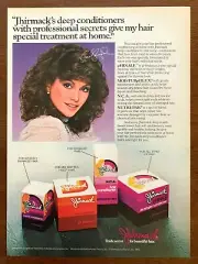 1982 Jhirmack Conditioners Victoria Principal Vintage Print Ad/Poster 80s Hair