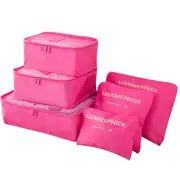 6 Pcs Clothes Underwear Socks Packing Cube Storage Travel Luggage Organizer Bag