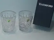 WATERFORD LISMORE DOF 2 GLASSES 12 OZ 4.5" NEW