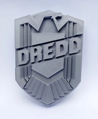 3D Printed Judge Dredd Badge