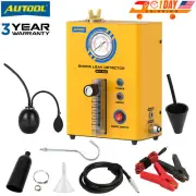 AUTOOL Automotive EVAP Smoke Machine Leak Detector Pressure Gauge Air Flow Meter