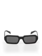 Black Rectangular Tinted Sunglasses