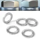 5Pcs Hardware Fastener Wedge Lock Washer M4 M10 M12 M16 M20 Dacromet Gasket