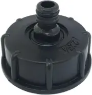 IBC Tank Adapter Plastic Hose Faucet Connector S60X6 Coarse Thread Cap to 3/4" W