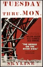 The Bridge On The River Kwai poster 1957 Old Film Movie Photo 1
