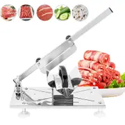 OZNALA Large Commercial Manual Meat Slicer Bread Slicing Tool Mutton Beef Roll Cutter