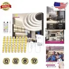 Flexible 16.4ft LED Strip Lights Kit, Remote Control & Strong Adhesive Backing