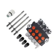 LABLT 4 Spool 11GPM Hydraulic Monoblock Double Acting Control Valve +Conversion