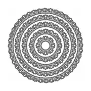 Poppy Crafts Cutting Dies #506 - Large Nesting - Circle Doily*