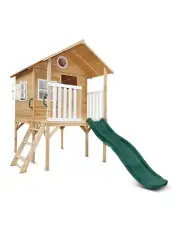[Lifespan Kids] Archie Elevated Cubby House With Green Slide