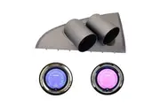 Ford BA BF XR6 XR8 XR6T Dual Gauge Pod w/ LCD Digital Oil Press & Volts Gauge