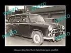 6x4 HISTORIC PHOTO OF GLOUCESTERSHIRE POLICE PATROL CARS MORRIS OXFORD c1960s