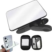Glass Phone Camera Reflection Clip Set | Reflection Clip Game with Phone Camera Mirror, Installation | Portable Photographic Tools for Creators, Influencers