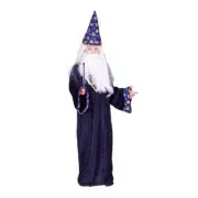 Black Magic Wizard Boy Costume - Size Child-Medium